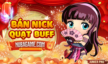 Bán nick quạt buff ninja school all sv
