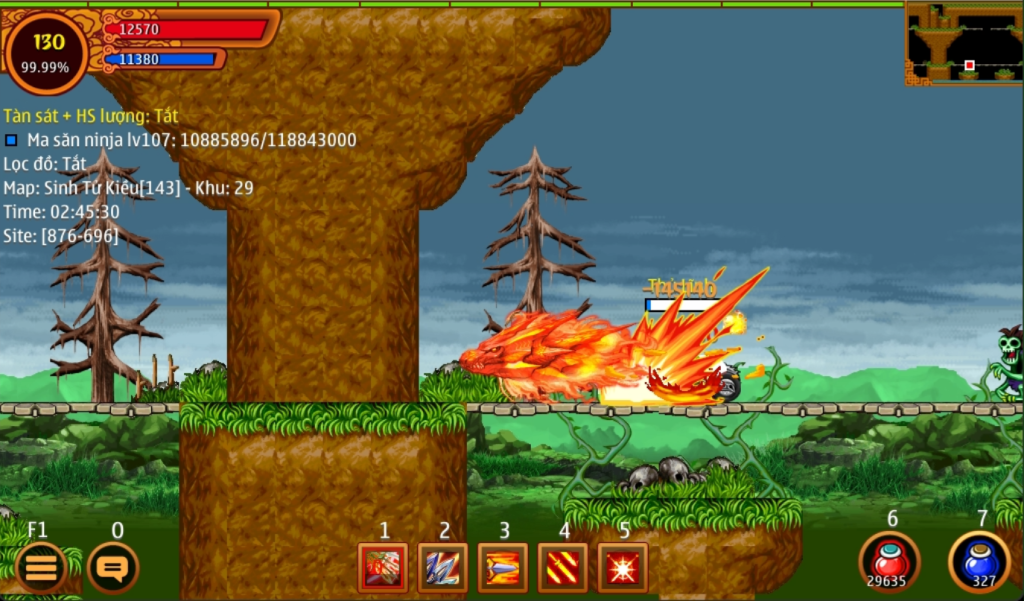 Ninja Kiếm NSO - Chiến Binh Cận Chiến Hệ Hỏa