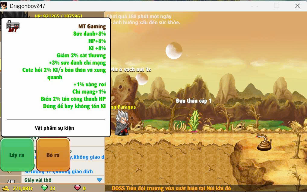 Ván bay MT Gaming - Quà nạp Super 3