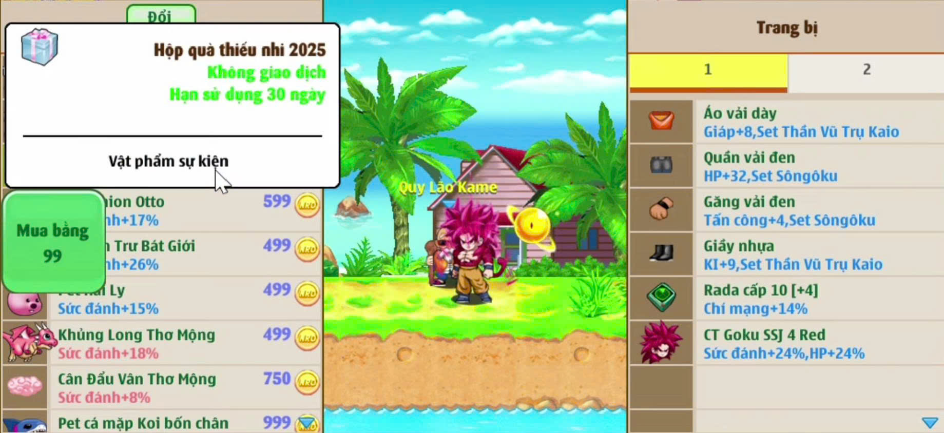 Hộp quà thiếu nhi 2025