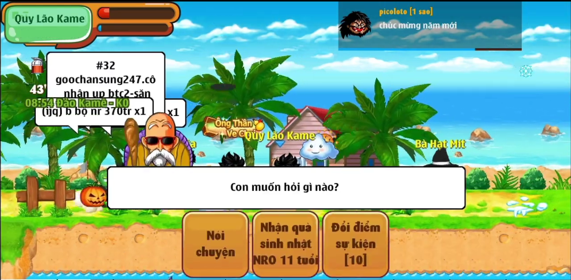 Nhận quà sinh nhật 11 tuổi nro