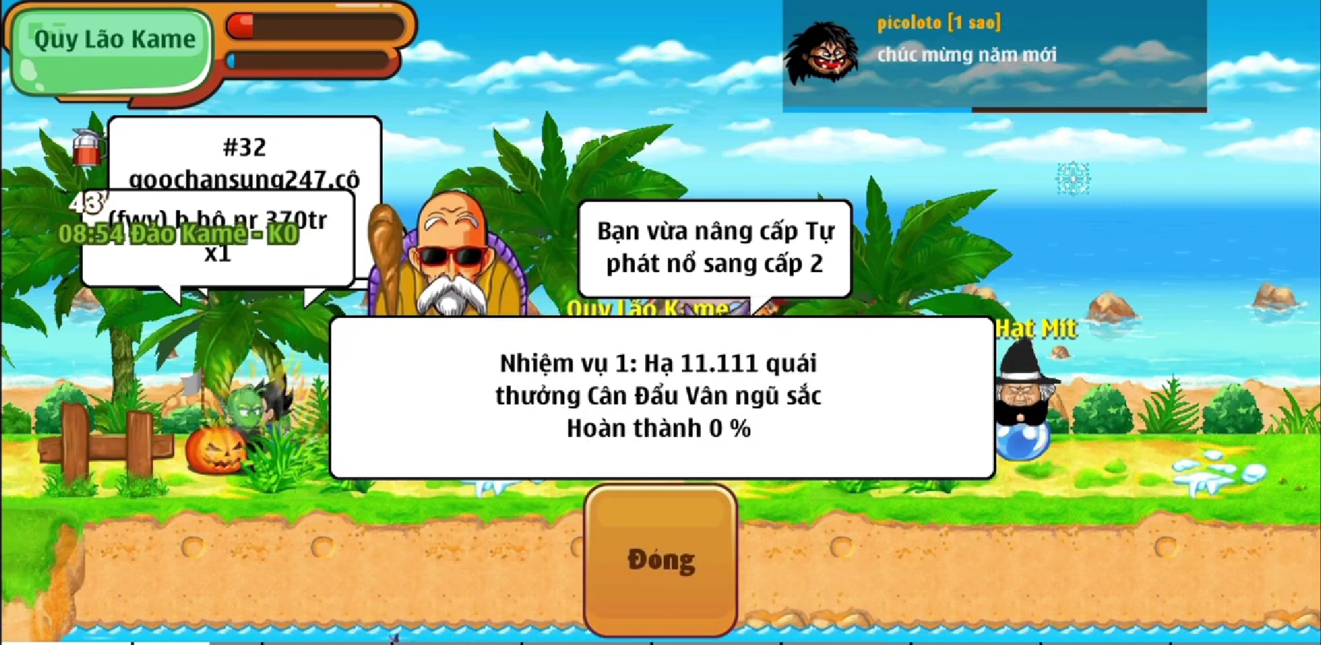 Nhiệm vụ 1 sk sinh nhật 11 tuổi