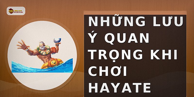Những lưu ý quan trọng khi chơi Hayate