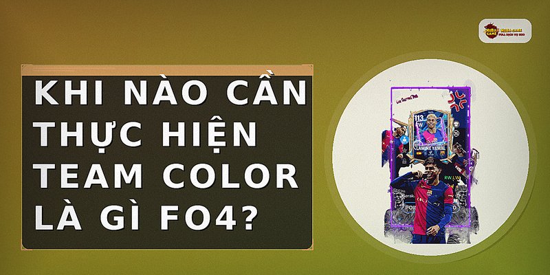 Khi nào cần thực hiện team color là gì fo4?