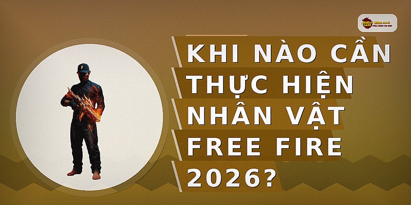 Khi nào cần thực hiện nhân vật free fire 2026?