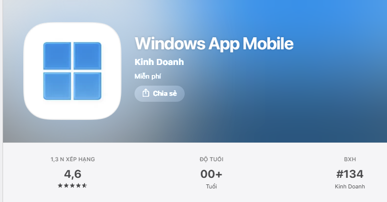 Hướng dẫn dùng ZangVPS trên iPhone với ứng dụng Windows App Mobile