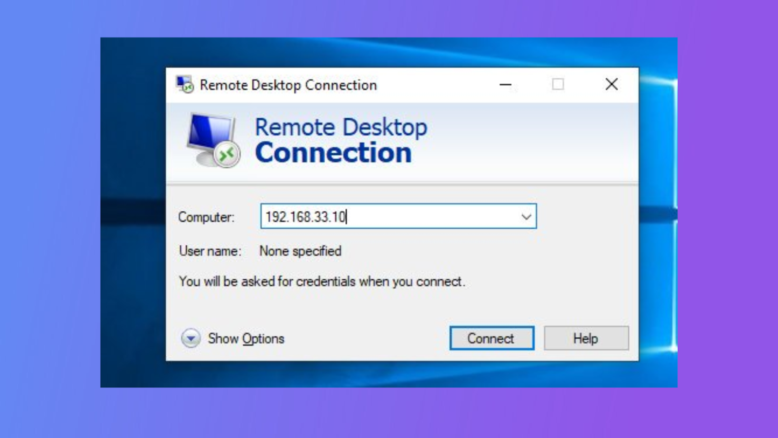 Hướng dẫn dùng ZangVPS trên PC qua Remote Desktop Connection