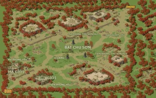 Bản đồ Bất Chu Sơn Phong Thần